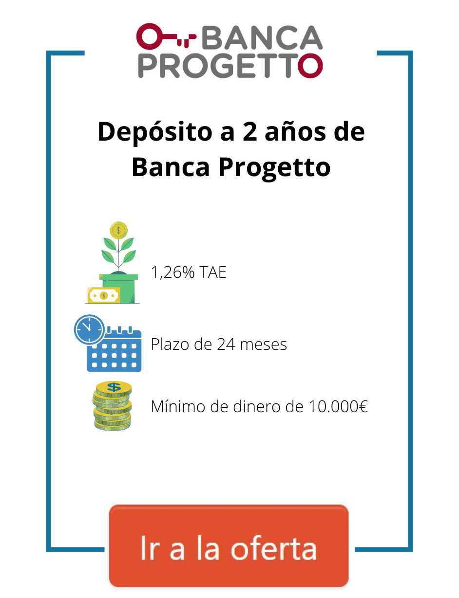 deposito 2 años banca progetto